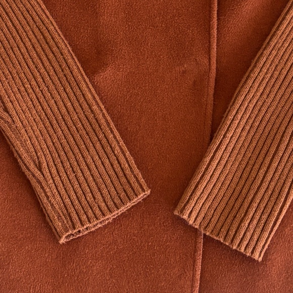 Kenneth Cole Wool Coat - Chestnut Brown / Burnt Orange Size PXS - Picture 11 of 13